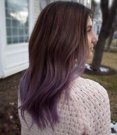 Ash Purple Hair, Best Ombre Hair, Purple Ombre Hair, Dyed Hair Pastel, Dyed Hair Purple, Ombré Hair, Trendy Hair Color