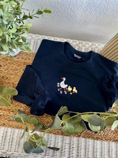 Embroidered Duck Duck Goose Sweatshirt Farm Animals - Etsy Crew Cotton Sweatshirt With Machine Embroidery, Custom Embroidered Cotton Sweatshirt, Custom Embroidery Cotton Sweatshirt, Cotton Crew Sweatshirt With Machine Embroidery, Custom Embroidered Cotton Long Sleeve Sweatshirt, Custom Embroidered Long Sleeve Cotton Sweatshirt, Custom Embroidery Cotton Long Sleeve Sweatshirt, Cotton Sweatshirt With Machine Embroidery For Fall, Crew Neck Cotton Sweatshirt With Machine Embroidery