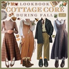 Aesthetic Business Casual Outfits For Women, Vintage Cottagecore Fashion, Autumn Cottage Core Outfits, Cottage Core Winter Fashion, Winter Cottagecore Fashion, Winter Outfit Cottagecore, Period Inspired Fashion, Carolinecore Outfits, Cottage Core Academia Outfits