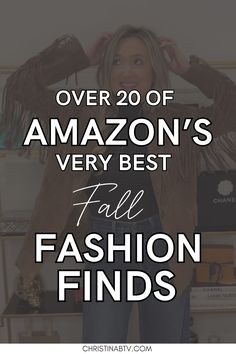 Step into fall with these cozy Women's Autumn Outfit Ideas from Amazon, featuring essentials like chunky sweaters, jeans, and statement jackets. These Women's Fashion staples are perfect for layering, bringing style and warmth to any autumn day. Explore Women's Style options that blend comfort with seasonal trends, giving you plenty of outfit inspiration for a chic, casual look. Find everything you need for a seamless transition into fall fashion and keep your wardrobe on-trend all season. Outfit Ideas From Amazon, Amazon Fall Fashion, Trendy Denim Jacket, Autumn Outfit Ideas, Amazon Outfits, Cozy Sweatpants, Faux Leather Top, Chic Fall Outfits, Autumn Days