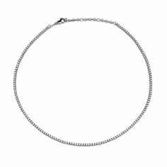 Thin Round Diamond White Gold Tennis Necklace – Jewels Aficionado Gold Tennis Necklace, Hermes Kelly Bag, Diamond Tennis Necklace, Gold Statement Earrings, Kelly Bag, Tennis Necklace, Bespoke Jewellery, Fine Jewelry Collection, Watch Necklace