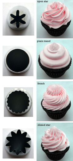 how to decorate cupcakes with fondant icing and piping - step by step instructions