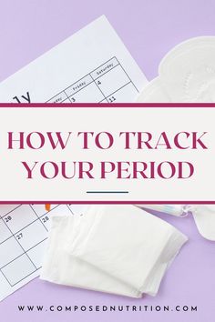 Learn how to track your period! This post will give you a list of the cycle phases, how long they last, and how to identify them! Find more fertility awareness method tips and hormone balancing hacks at composednutrition.com.