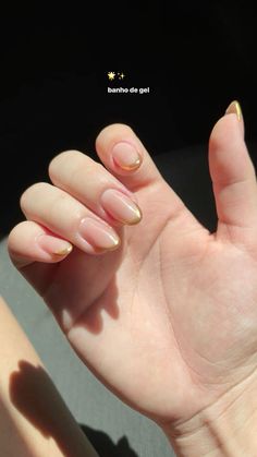 Almond Nails, Simple Nails, Stylish Nails, Gel Nails, Nails, Pins