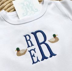 Boys Monogrammed Onesie, Monogram Baby Girl, Baby Applique, Embroidered Bodysuit, Monogram Outfit