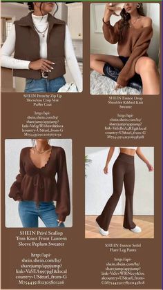 Trendy outfit ideas from SHEIN.com Fall Shein Outfit Ideas, Outfit Ideas From Shein, Shein Fall Outfits, Shein Outfit Ideas, Fall Dress Trends, Outfit Collection, Trendy Outfit Ideas, Retro Style Dress, High Fashion Editorial