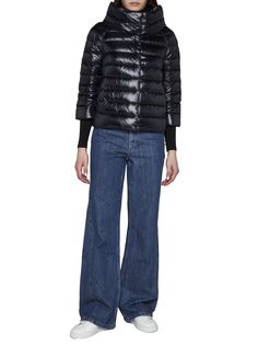 ->polyamide, 100% Herno Jacket, Pleats Please Issey Miyake, Luxury Dress, Sneaker Wedge, Jeans Jumpsuit, Funnel Neck, Yoga Wear, Good Brands, Beautiful Shoes