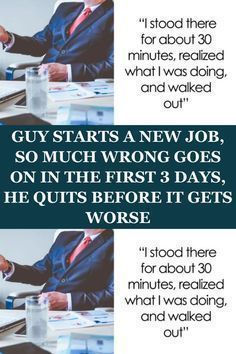 two men in suits sitting at a desk shaking hands with each other, and the caption says guy starts a new job, so much wrong goes on the first 3 days he outs before it gets worse