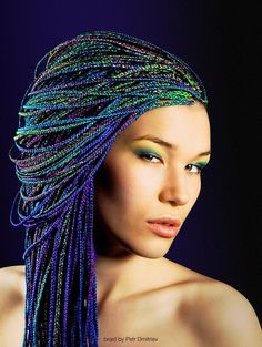 Афрокосички,дреды,афрокосы,де-дреды,Киев,Украина Coloured Braids, Braids Blue, Colorful Braids, Butter Blonde, Cornrow Ponytail, Braids Pictures, Blonde Box Braids, Braids Ideas, Summer Braids