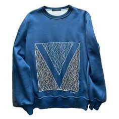 Louis Vuitton Pre Owned Blue Sweatshirt Size M Louis Vuitton Sweatshirt, Louis Vuitton Sweater, Louis Vuitton Blue, Blue Sweatshirt, Color Blue, Sweaters For Women, Louis Vuitton, Sweatshirts, Women Shopping