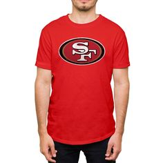 PRICES MAY VARY. Our San Francisco 49ers Men's and Women's Short Sleeve T-Shirt is made of super soft 100% cotton or cotton blend, featuring a graphic logo on the center front of the shirt. this light-weight, relaxed fit tee is perfect for whatever you have planned this season. This 49ers Shirt features a big, full-color print that gives it a super soft hand feel and will last for years to come. Combine that with the all-day comfort of our garment construction and you'll stand out on game day or Athletic Heather Cotton T-shirt With Moisture-wicking, Athletic Fit Crew Neck Top, Pre-shrunk, Pre-shrunk Athletic Fit Crew Neck Top, Athletic Fit Pre-shrunk Crew Neck Top, Cotton Moisture-wicking Tri-blend Tops, Athletic Heather Cotton T-shirt For Sports, Cotton Tri-blend Team Spirit Tops, Pre-shrunk Cotton Athletic Fit T-shirt, Athletic Fit Pre-shrunk Cotton T-shirt