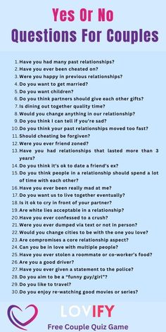 Yes or No Questions for Couples
HOT Truths or Dares questions for couples
Spicy couple games
Intimate games for couples
Relationship challenges Dare Questions For Couples, Couples Spicy, Couples Quizzes, Couple Game, Improve Marriage, Don't Give Up Quotes, Night Jar, Couples Challenges, Questions For Couples