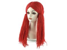 "Welcome to Funtasy Wigs - Premium quality theatrical Halloween costume / cosplay wigs  Great looking \"RAGGEDY ANN\" character costume YARN wig. Production Type: Regular Color: RED Material: Deluxe Yarn Fiber Cap Size: 21.5\" One Size Fits Most Condition: NEW Ready to Wear: Yes, no styling needed etsy Price: $39  USA Based Seller" Raggedy Ann Halloween Costume, Rag Doll Halloween Costume, Old Halloween Costumes, Character Halloween Costumes, Yarn Wig, Doll Halloween Costume, Kids Wigs, Bee Costume, Doll Halloween