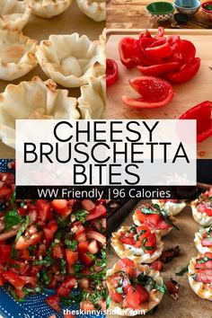 cheesey bruschetta bites are the perfect appetizer for any party