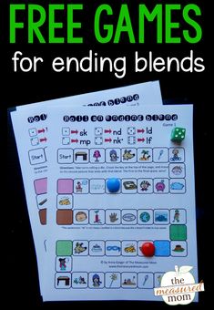 two free games for ending blends with the title