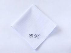 Personalized Handkerchief, Mens Handkerchief, Dad Hankerchief, Weddig Handkerchief, Monogramed Handk Classic Cotton Handkerchiefs As Gift, Classic White Embroidered Handkerchiefs, Embroidered Hankerchief, Mens Handkerchief, Personalized Handkerchief, Monogrammed Handkerchiefs, Personalized Handkerchiefs, Handkerchief Men, Embroidered Handkerchief