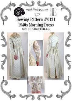 the sewing pattern for this dress is easy to sew, and has long sleeves