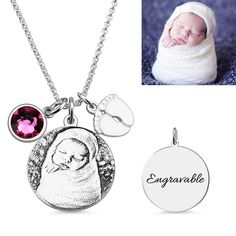 Newborn Picture Ideas, Memory Gifts, Mexican Paintings, Baby Gift Baskets, Real Diamond Necklace, Mommy Jewelry, Diamond Bar Necklace, Dainty Diamond Necklace, Friends Photo