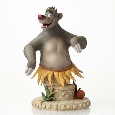 a figurine of a cartoon character is posed