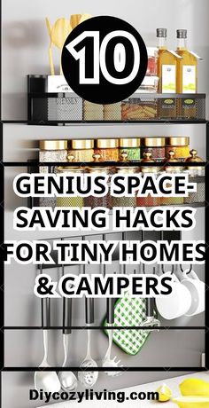 the top ten genius space saving hacks for tiny homes and campers