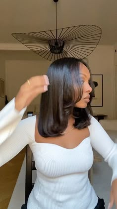 Pressed Natural Hair, Silk Press Natural Hair, Flat Iron Hair Styles, Silk Press, 4c Hair, Relaxed Hair, Baddie Hairstyles, Girl Hair, Flat Iron