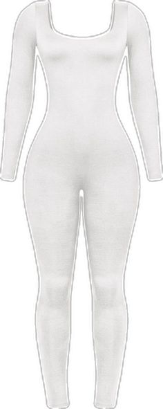 Flexible White Long Sleeve Jumpsuits And Rompers, White Long Sleeve High Stretch Jumpsuits And Rompers, High Stretch White Jumpsuit For Spring, High Stretch White Jumpsuit And Romper For Spring, White High Stretch Long Sleeve Jumpsuits And Rompers, High Stretch White Jumpsuits And Rompers For Spring, White High Stretch Jumpsuits And Rompers For Loungewear, White High-stretch Jumpsuits And Rompers For Loungewear, Jumpsuit Sleeves