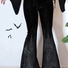 Major Iso- Killstar De La Soulless Flares In Xl Limited Time, Boho Fashion, Pant Jumpsuit, Pants For Women, My Style, Pants, Black, Color, Trousers