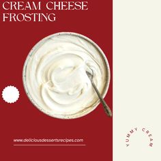 an image of cream cheese frosting in a bowl