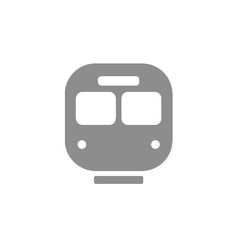 a train icon on a white background