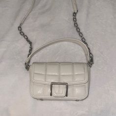 No Flaws Just Bought Never Used! Bundle To Save Detachable Crossbody Strap White Rectangular Shoulder Bag For Day Out, White Square Shoulder Bag For Day Out, Chic White Shoulder Bag For Day Out, White Crossbody Shoulder Bag For Day Out, White Bag With Detachable Strap For Day Out, White Zara Bags For Everyday, White Square Bag For Day Out, White Zara Shoulder Bag, Zara White Everyday Bag