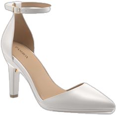 Happy Hours, White Satin, Polished Look, Stiletto Heel, Favorite Jeans, Modern Woman, Stiletto Heels, Ankle Strap, Sleek