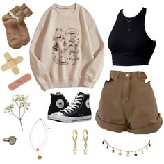 Look Grunge, Mode Tips, Mode Hippie, Earthy Outfits, Swaggy Outfits, Mode Vintage, Teen Fashion Outfits, Retro Outfits, Grunge Outfits