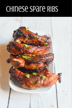 Make these delicious Chinese Spare Ribs today. This is an easy dinner recipe to prepare. Asian Spare Ribs Recipe, Pork Spare Ribs Chinese Style, Chinese Five Spice Pork Ribs, Chinese Spare Ribs, Chinese Beef Recipes, Chinese Chicken Recipes, Rib Sauce, General Tso