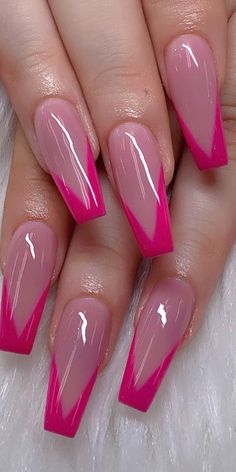 Pink Nails Inspiration, Summer Gel Nails, Ombre Nails Glitter, Acrylic Nails Coffin Pink, Long Square Acrylic Nails, Acrylic Nails Coffin Short, Summer Acrylic Nails, Pink Acrylic