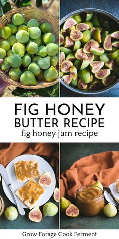 fig honey butter recipe with the title above it