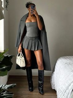 Casual Valentines Day Outfit Winter, Fancyish Outfits, Mode Zara, Chique Outfits, Paris Outfits, Outfit Trends, Streetwear Fashion Women, Festival Looks, Mode Inspo