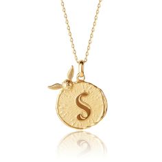 Harry Potter Initial Necklace – Sallyrose Harry Potter Gift Box, Harry Potter Wizarding World, Harry Potter Golden Snitch, Initial S, Harry Potter Jewelry, Golden Snitch, Harry Potter Gifts, Valentines Sale, Pendant Necklace Gold