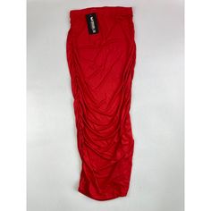 Doublju M Women's Red Maxi Skirt With Rouching Features: Rouching Size: Womens M Condition: New With Tags New Red Midi Skirt For Night Out, Fitted Red Maxi Skirt For Night Out, Red Casual Midi Skirt, Red Maxi Skirt For Night Out, Casual Red Midi Skirt, Fitted Red Skirt, Fitted Red Maxi Skirt For Summer, Red Long Skirt For Night Out, Red High Waist Lined Maxi Skirt