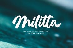 Militta Bold Handwritten. Click the link to download it now! #fonts #font #typography #typeface #script #calligraphy #retro #vintage #modern #webfont #serif #seriffont #sans #sansserif #sansseriffont #displayfont #fontfamily #handwriting #handwritten Commercial Fonts, Font Names, Font Generator, Stand Out From The Crowd, Handwriting Fonts, Handwritten Font, Handwritten Fonts, Sans Serif Fonts, Unique Fonts