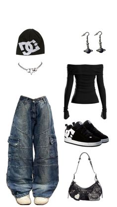 Styl Grunge, Street Style Outfits Casual, Outfit Inspo Casual, Looks Black, Aesthetic Outfit, Cute Everyday Outfits