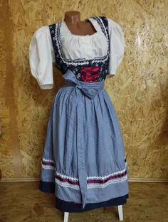 A vintage tyrolean dirndl dress, perfect for Oktoberfest or other costume parties. Blouse not included The set only includes the sundress and apron! European size: 46  Length: 103 cm or 40,5 inch Bust: 102 cm or 40 inch Waist: 90 cm or 35,5 inch Germany Traditional Dress, German Drindle, Oktoberfest Costume, German Dress, German Fashion, Dirndl Dress, Costume Parties, Willy Wonka, Costume Party