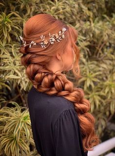 Red Hair Brides, Beautiful Red Hair, Bridal Hairstyle, Red Head, Party Hairstyles, Cool Hair Color, Ginger Hair, Bride Hairstyles, Hair Designs