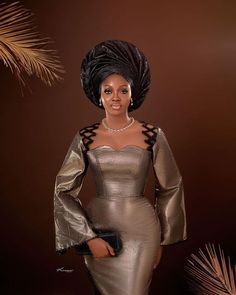 Yoruba Women's wedding fashion Yoruba Fashion, Nigerian Traditional Dresses, Lace Styles For Wedding, Yoruba Bride, Nigerian Traditional Wedding, Nigerian Lace Styles Dress, African Traditional Wedding Dress, Nigerian Lace Styles, Nigerian Bride