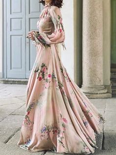 Composition: Polyester, Synthetic Fiber Designer Style Id: FP12457106 Boho Maxi Dress Outfit, Maxi Dress Outfit, Silver Heels, Boho Maxi, Floral Dresses, Maxi Gowns