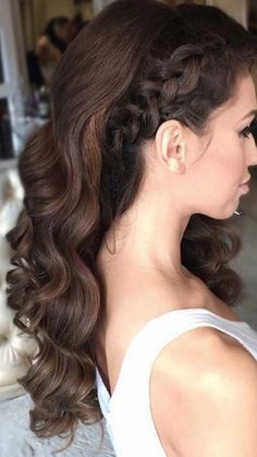 Formal Hair Down, Hairstyle Prom, Elegant Ponytail, Bridesmaid Hair Long, Simple Prom Hair, Prom Hairstyles For Long Hair, Hair Ponytail