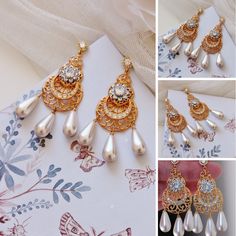 #filigreeearrings #weddingjewelry #bridaljewelry #bridalearrings #weddingearrings #vintagestyle #pearlearrings #goldbridalearrings #pearlbridaljewelry #chandelierearrings #bohobridaljewelry #moonandsun #droppearlearrings Bridal Jewelry Gold, Boho Bridal Jewelry, Drop Pearl Earrings, Bumble Bee Earrings, Bridal Earrings Chandelier, Island Jewelry, Jewellery Wedding, Earrings Chandelier, Pearl Bridal Jewelry