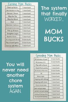 the mother's checklist is shown with instructions to help you know what they are doing