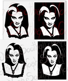 three different images of the addams from disney's maleficents movie