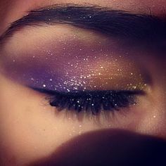 Art night sky shadow my-obsession Make Up Yeux, Galaxy Eyeshadow, Galaxy Makeup, Galaxy Eyes, Shimmer Makeup, Make Up Inspiration, Olivia Palermo, Makati, Eye Make