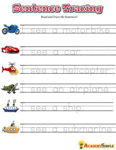 the worksheet for writing sentences in english and spanish with pictures on it